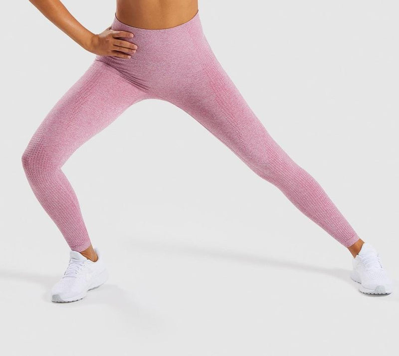 Ryderwear Seamless Staples Leggings - Baby Pink Marl